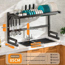 Axyaa Stainless Steel Kitchen Sink Rack for Multi-Functional Countertop Storage