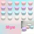 Axyaa Wavy Edge Round Storage Box Set - Multi-color DIY Plastic Organizer