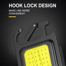 Axya Mini LED Flashlight: USB Rechargeable Keychain Light