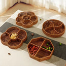 Axyaa Woven Rattan Storage Tray - 10 Styles Square Basket for Snacks, Bread & Food