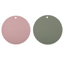 Axyaa Silicone Coasters Set - Heat Resistant & Nonslip Multifunction Kitchen Accessories