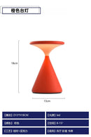 Axyaa Rechargeable Matte Table Lamp with Touch Switch - Portable Night Light