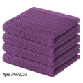 Axyaa Waffle Weave Kitchen Towel Set Absorbent Quick Dry Dishcloth Wash Cloth
