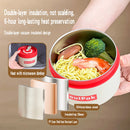 Axyaa Insulated Stainless Steel Lunch Box with Handle - Stackable Thermal Bento Box