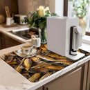 Axyaa Coffee Tablewear Drain Pad Thanksgiving Bathroom Dry Mat