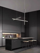 Axyaa Tube Chandeliers Light - Indoor Art Linear Pendant Lights for Home Decoration