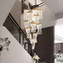 Axyaa Nordic Stair Chandelier, Living Room Pendant Lights, Indoor Dining Ceiling Light