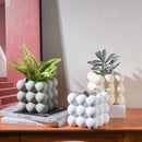 Axyaa Ceramic Succulent Plant Vase for Indoor Plants and Flowers