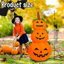Axyaa Glowing Pumpkin Inflatable Set for Halloween Home Outdoor Decor