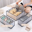 Axyaa Mesh Underwear Drawer Organizers for Closet Wardrobe Storage