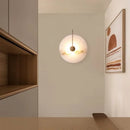 Axyaa Marble LED Wall Lamp Black Gold for Living Room Bedroom Restaurant Lighting