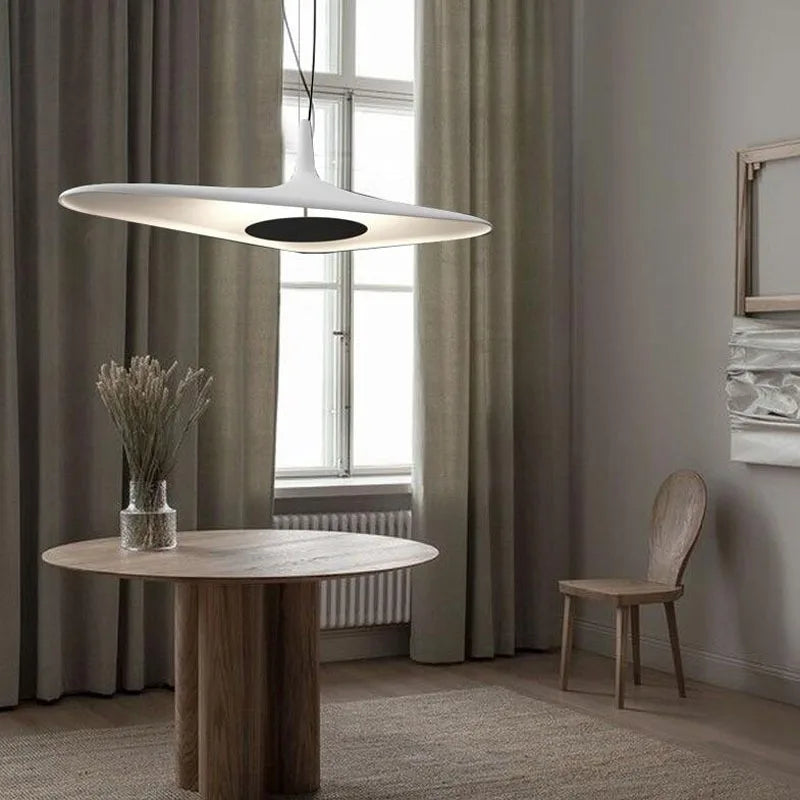 Axyaa Nordic LED Pendant Lamp for Dining Room, Modern Resin Suspend Light