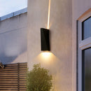 Axyaa Aluminum Outdoor Wall Light, IP65 Waterproof Up/Down Lamp for Porch, Patio, Garage