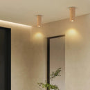 Axyaa Modern Yellow Travertine Stone Ceiling Lamp for Home Decor