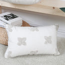 Nordic Style Beige Loop Cushion Covers for Home Decor by Axyaa