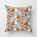 Axyaa Cartoon Animal Cushion Cover 45*45 Sofa Pillowcase Decorative Throw Pillow
