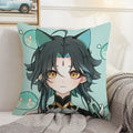 Axyaa Decorative Pillow Covers for Sofa Cushions - Genshin Impact Inspired Home Decor