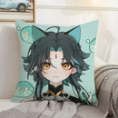 Axyaa Decorative Pillow Covers for Sofa Cushions - Genshin Impact Inspired Home Decor