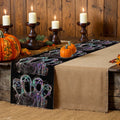 Axyaa Halloween Ghost Lines Table Runner for Home Wedding Decoration