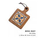 Axyaa Acacia Wood Trivet Heat Resistant Plate Mat - Wooden Tableware