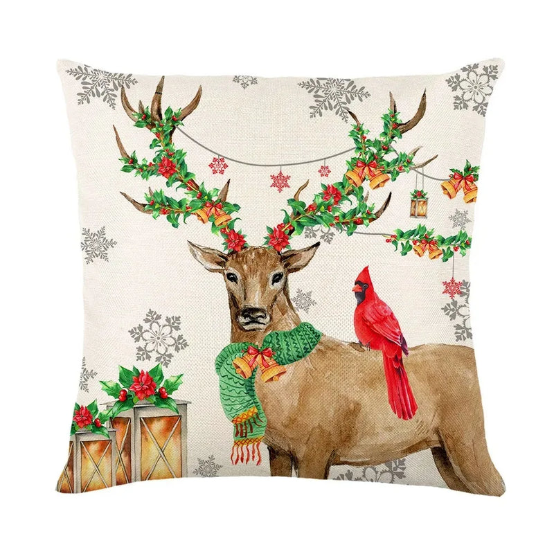 Axyaa Christmas Day Party Pillowcase Set