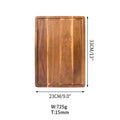 Axyaa Acacia Wood Chopping Board for Meat, Vegetables, Fruit, Cheese - Large Size