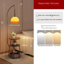 Axyaa Retro Bedroom Floor Lamp with Coffee Table - Creative Bedside Light for Ambient Lighting