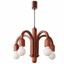 Axyaa Retro Wooden Chandelier Pendant Lamp for Home Decor