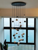 Axyaa Modern Round Ball LED Pendant for Home Decoration Lighting