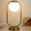 Axyaa Glass Ball Table Lights Modern LED Plug Decoration Bedroom Bedside Lamp