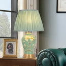Axyaa Stylish Chinese Ceramics Table Lamp LED Touch Dimmable Bedside Light