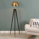 Axyaa Gold Tripod LED Floor Lamp for Modern Nordic Home Decor