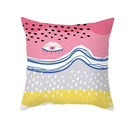 Axyaa Geometric Abstract Print Cushion Cover Tropical Botanical Pillowcase
