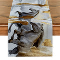 Axyaa Horse Flower Table Runner: Elegant Dining Decor for Holiday Parties