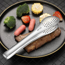 Axyaa Stainless Steel BBQ Tongs Set - Heat Resistant Kitchen Cooking Clips