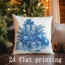 Axyaa Christmas Decorative Pillow Covers for Sofa, Bedroom, Car - Rectangular Cushion Cover