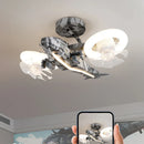 Axyaa Ceiling Fan with LED Light & Control for Modern Bedroom & Living Room