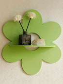 Wooden Boho Wall Shelf for Bedrooms by Axyaa - Aesthetic Floating Display Shelf