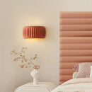 Axyaa French Cream Pumpkin Wall Lamp Green Nordic LED Sconce