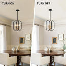 Axyaa Chinese Rural Hanging Pendant Light for Kitchen Restaurant Farmhouse