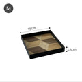 Axyaa White Square Jewelry Tray with Handle - Stylish Storage and Decor Tray