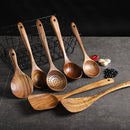 Axya Teak Wood Kitchen Utensil Set