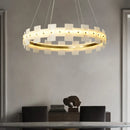 Axyaa LED Chandeliers with Marble Decoration for Home and Restaurantitals