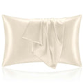 Axyaa Silky Satin Pillowcase - Solid Color, Queen/King Comfortable Pillow Cover