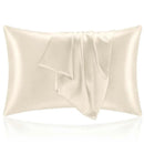 Axyaa Silky Satin Pillowcase - Solid Color, Queen/King Comfortable Pillow Cover