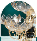 Axyaa Crystal Fruit Plate Set - Dried and Fresh Fruits for Home Living Room Decor