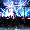 Axyaa RGBW LED Par Lights with Carry Bag for Concerts and Events
