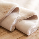 Axyaa Faux Fur Plush Suede Carpet: Soft, Fluffy Rug for Kids, Game Room, or Bedroom