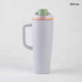 Axyaa 1200ml Car Cup with Flip Lid, Dual Drink Fruit Cup & Insulated Design