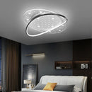 Axyaa LED Ceiling Light Black/Gold Remote Control Modern Home Lighting Fixtures